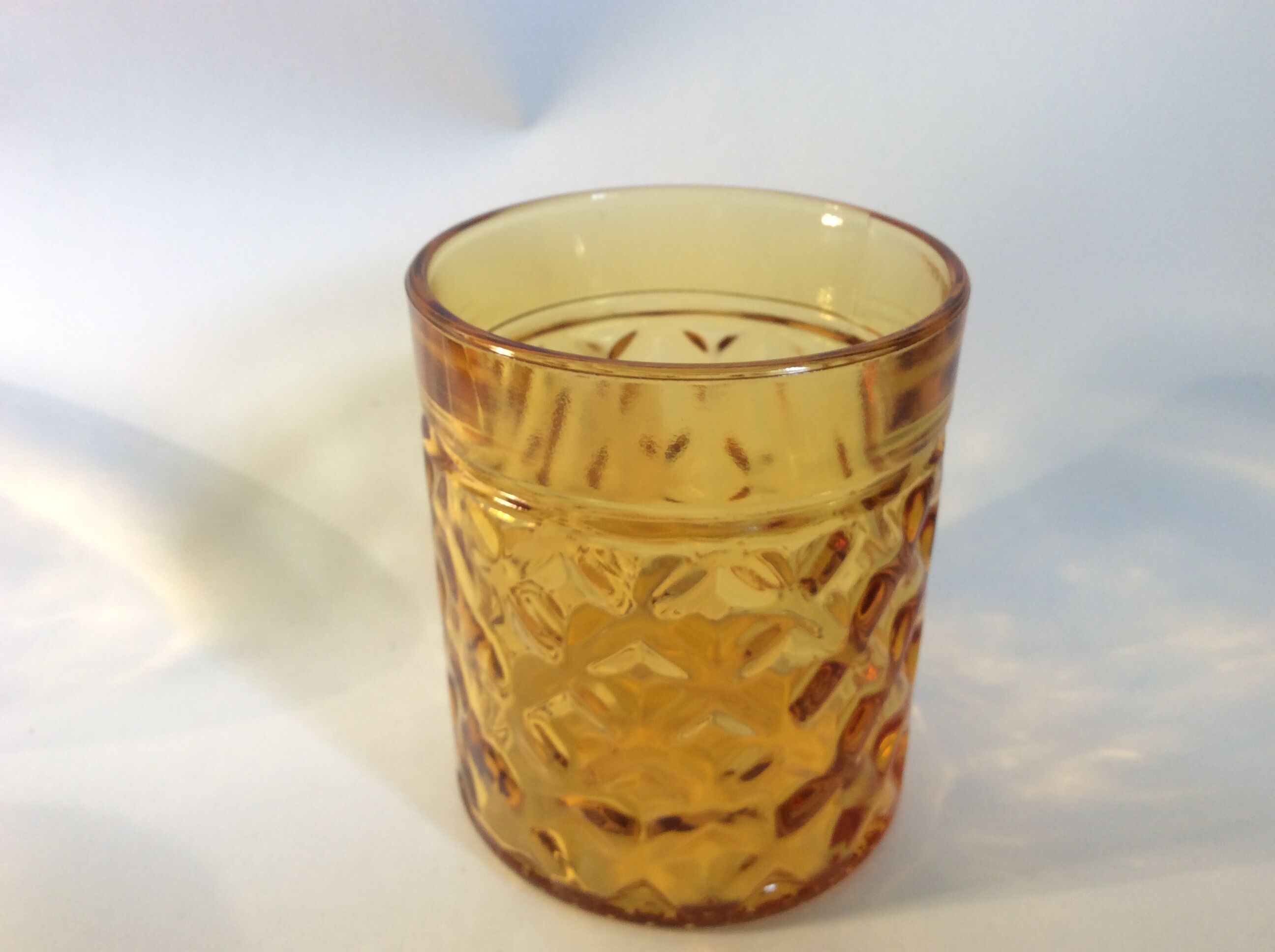 12 vintage "pineapple" glasses