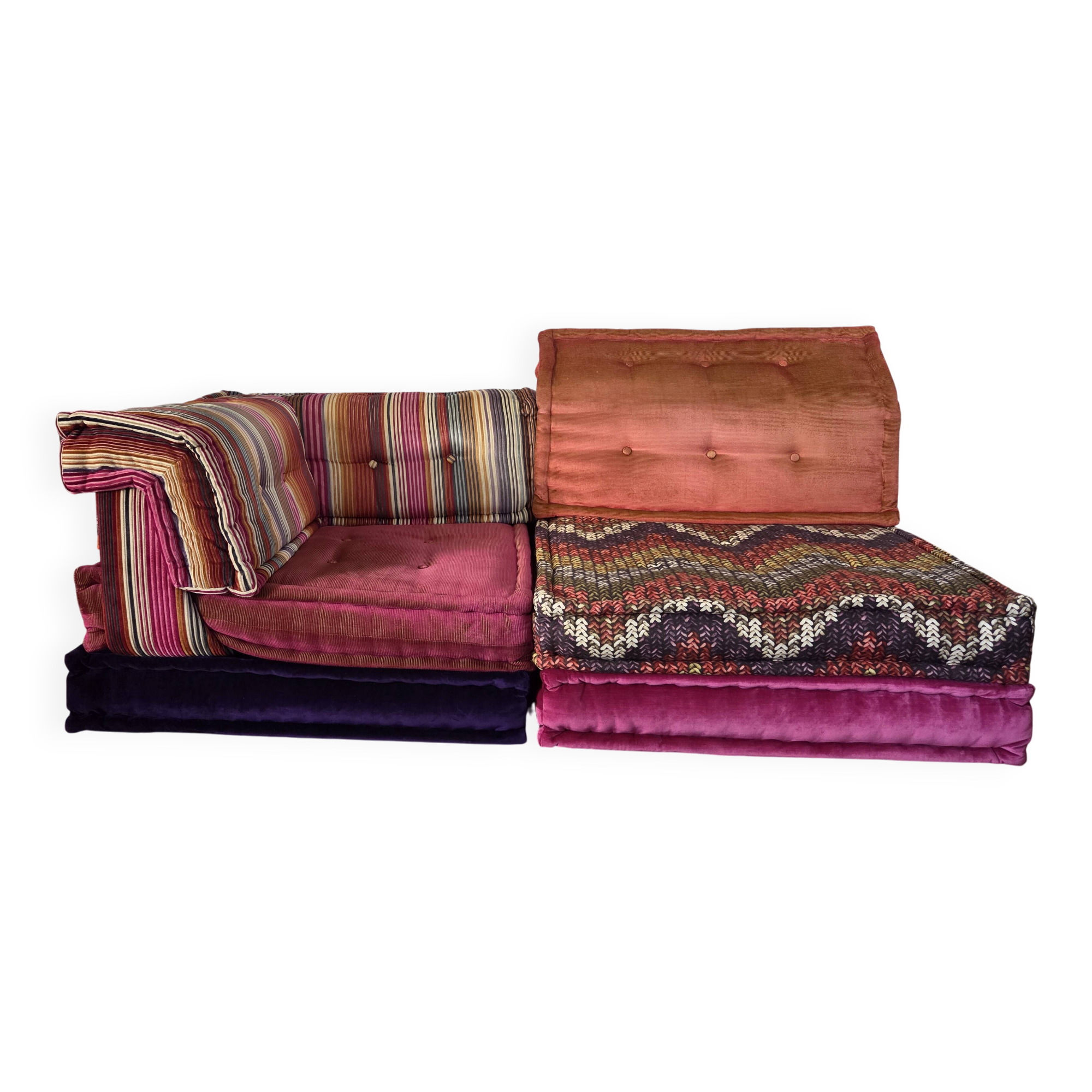Mah Jong sofa Roche & Bobois Missoni fabrics