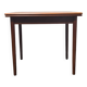 Petite table de salle à manger extensible en teck d'époque