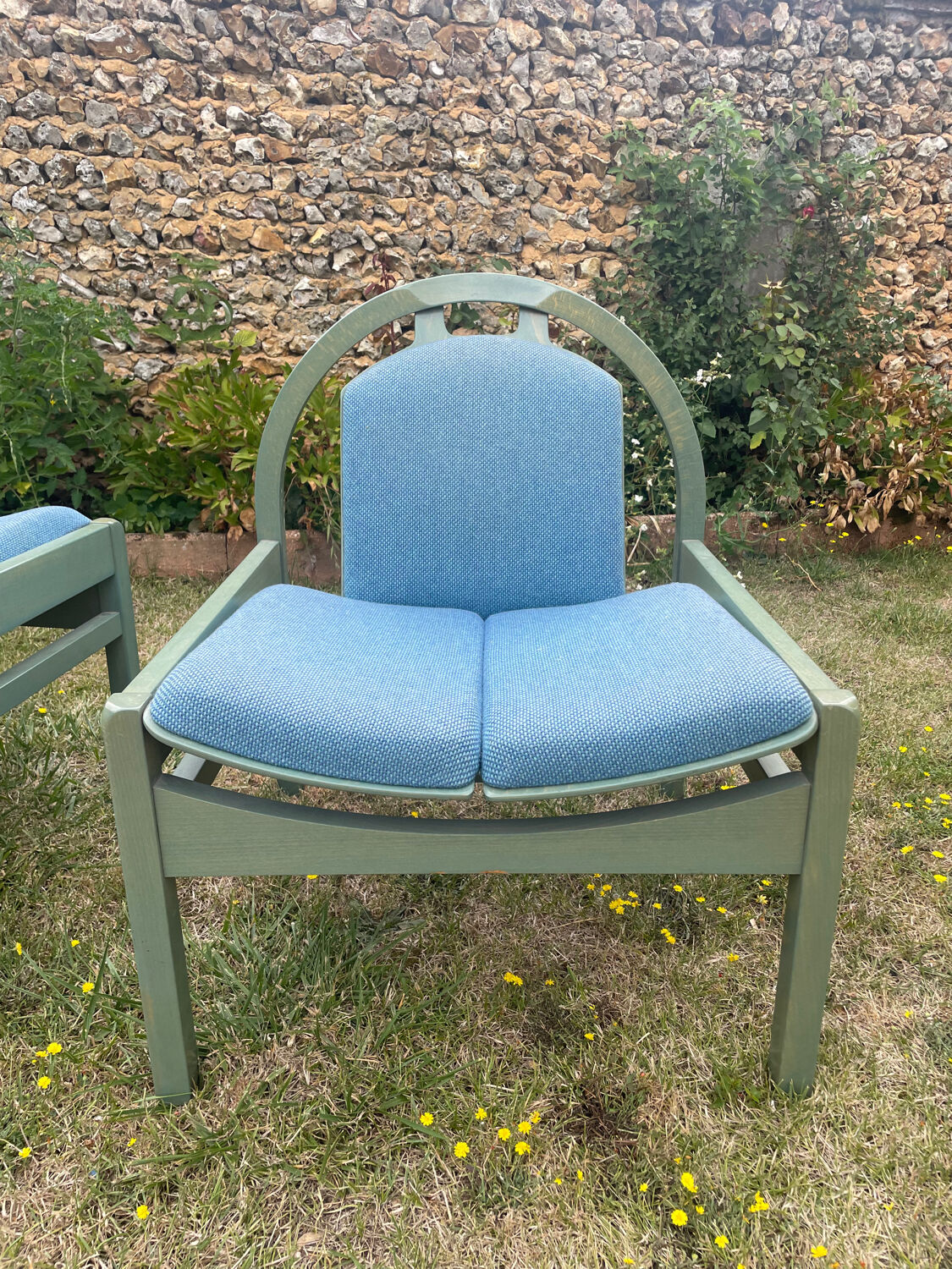 Pair of vintage Baumann armchairs, Argos model