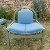 Pair of vintage Baumann armchairs, Argos model