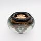 Sculptural Vase Robert Pierini Studio Glass 1994 Signed - Copper & Gold