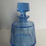 Blue glass toiletries
