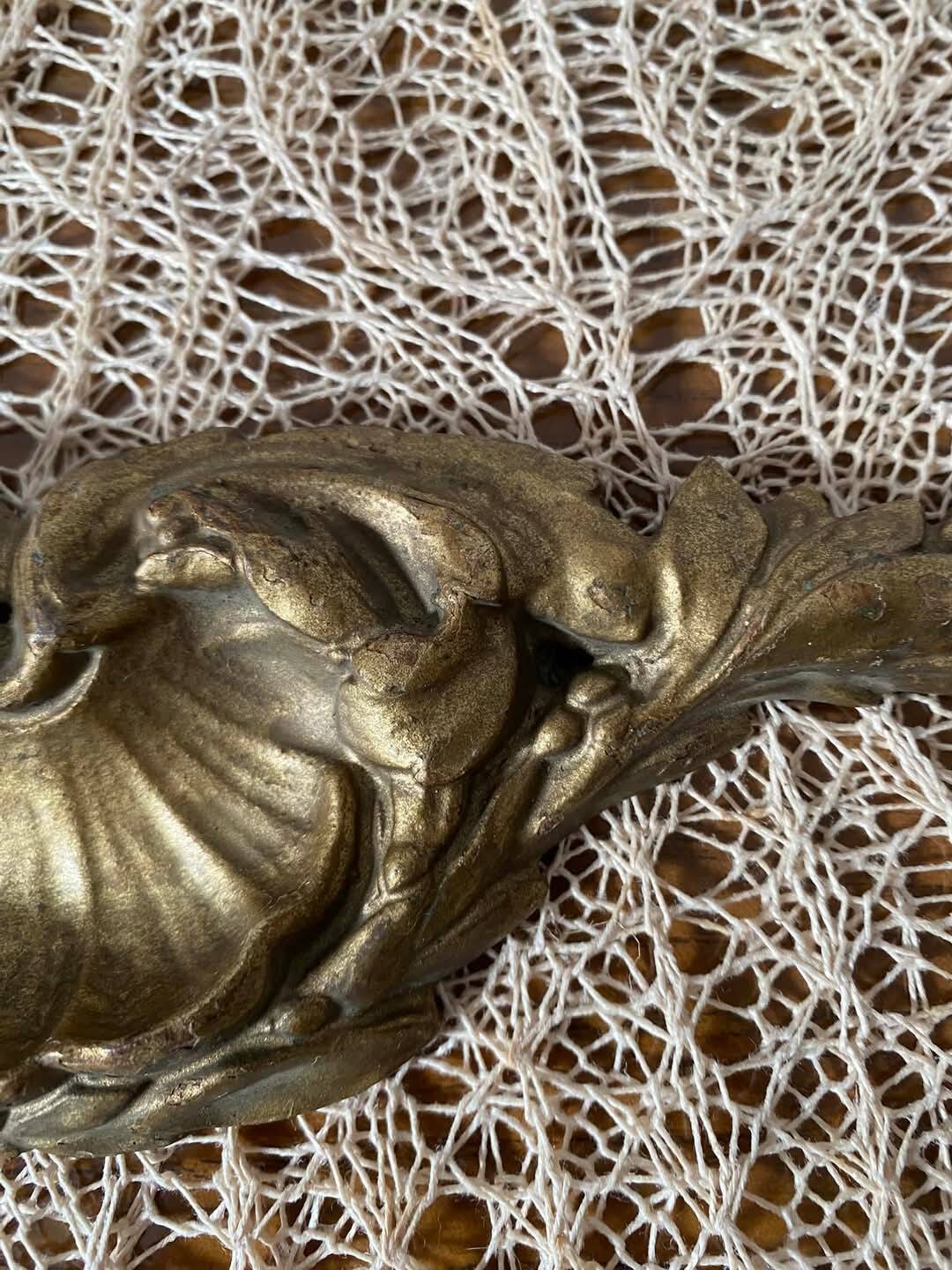 Ancient bronze pediment