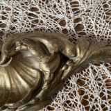 Old bronze pediment