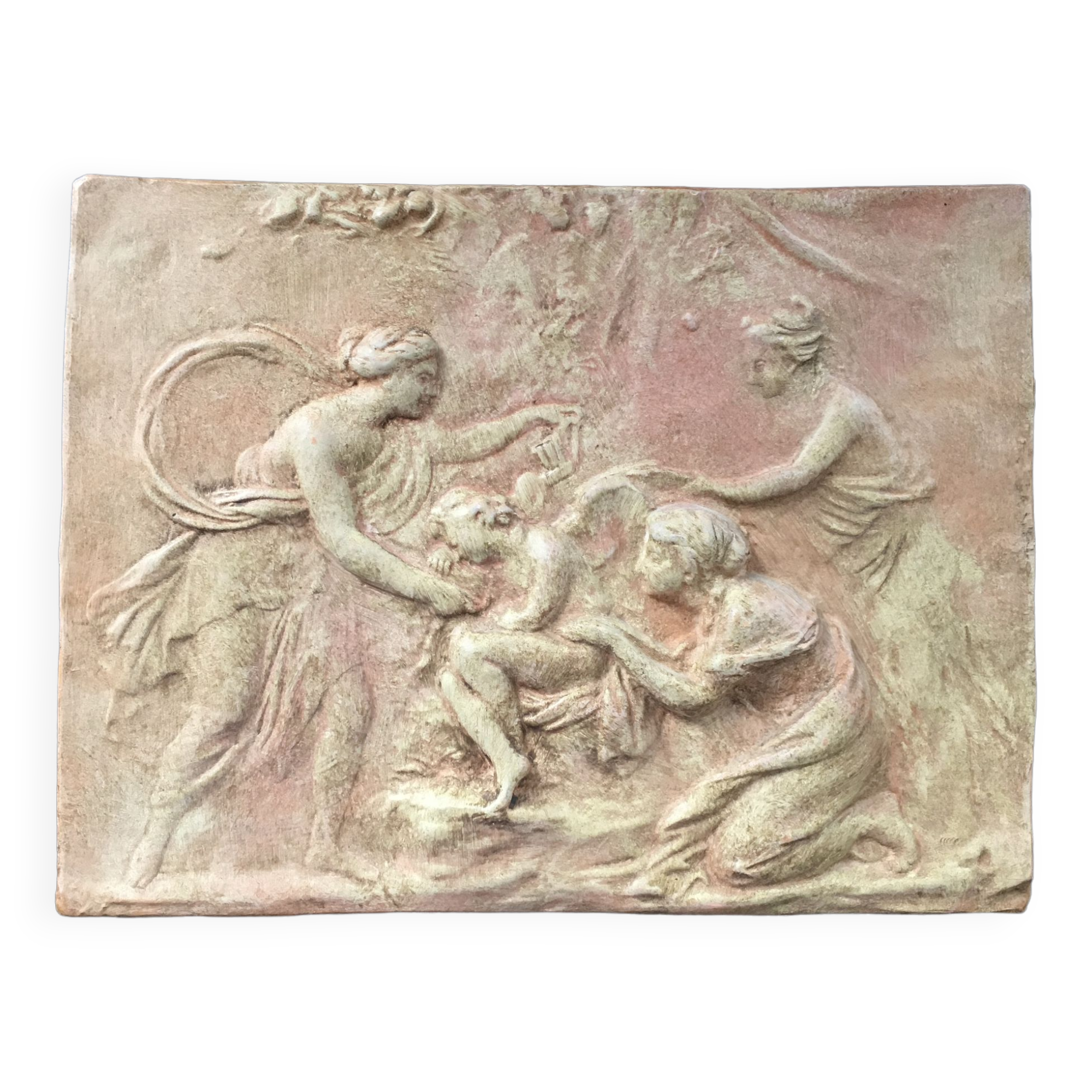 Terracotta bas-relief