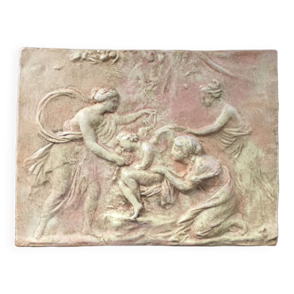 Terracotta bas-relief