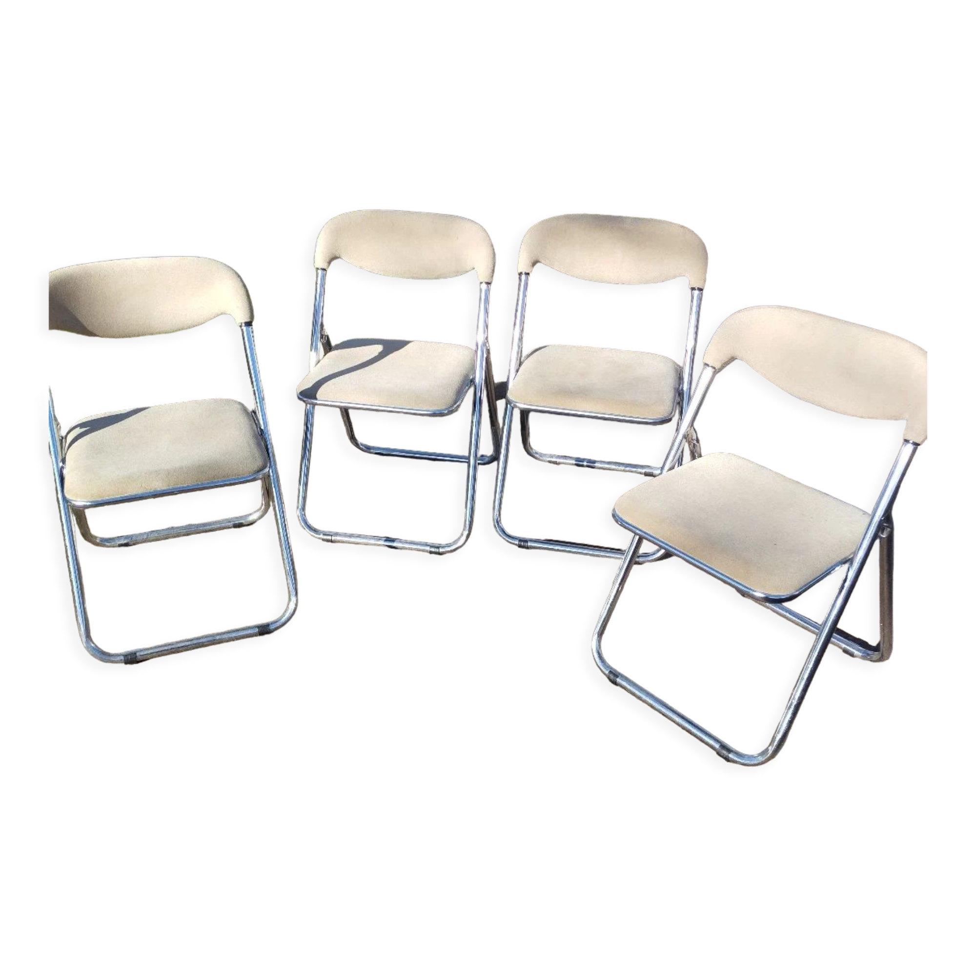Italian folding chairs 70s