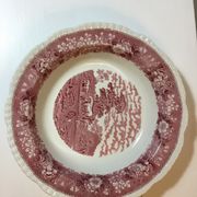 Plat creux en porcelaine anglaise
