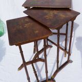 Tables with painted decoration
