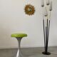 Old Stool Space Age, foot tulip alu metal vintage 70s