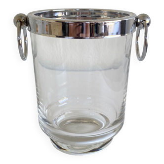 Vintage Italian glass ice bucket