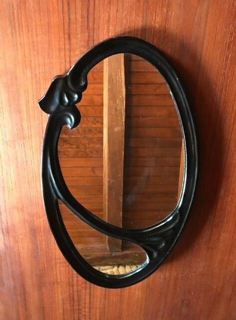 Old art nouveau style mirror 35x50cm