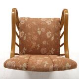 Scandinavian elm armchair, Swedish Modern, Sweden, 1940