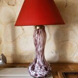 Lampe en verre de Murano améthyste