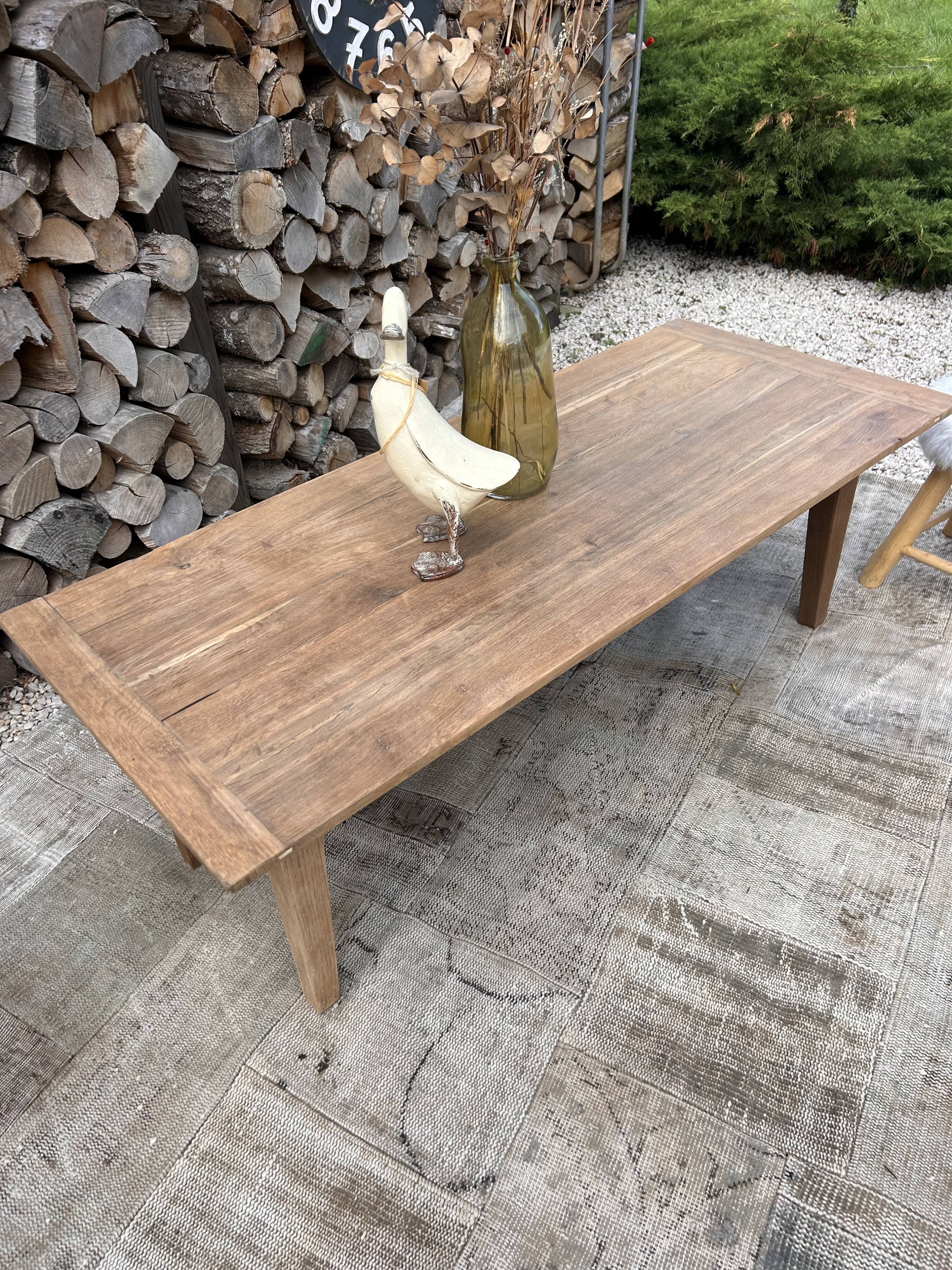 Renovated solid wood coffee table