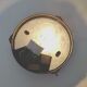 Round opaline and bakelite wall lamp Lumisec D.20cm