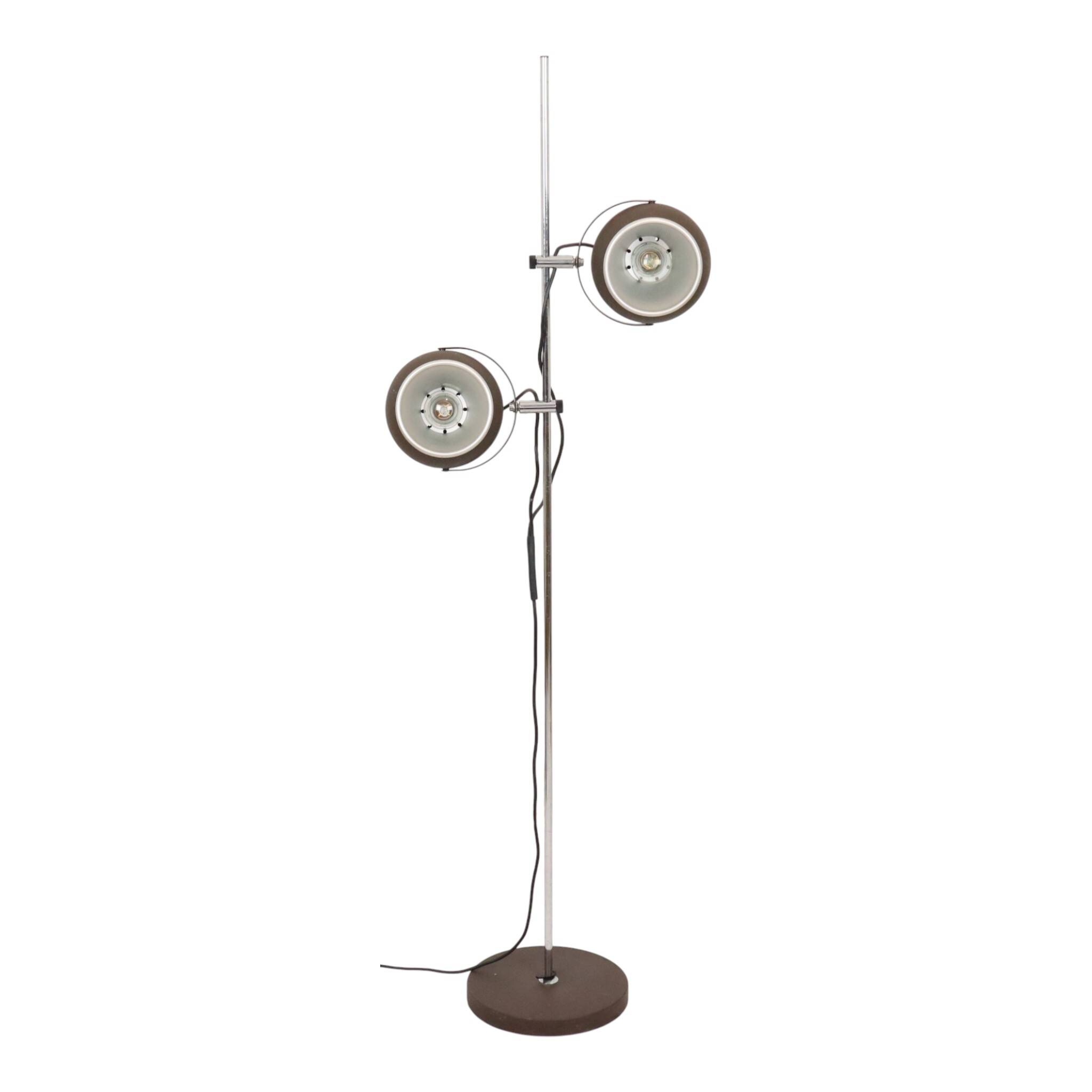 Lampe de sol vintage Eye Ball design Space Age 150 cm