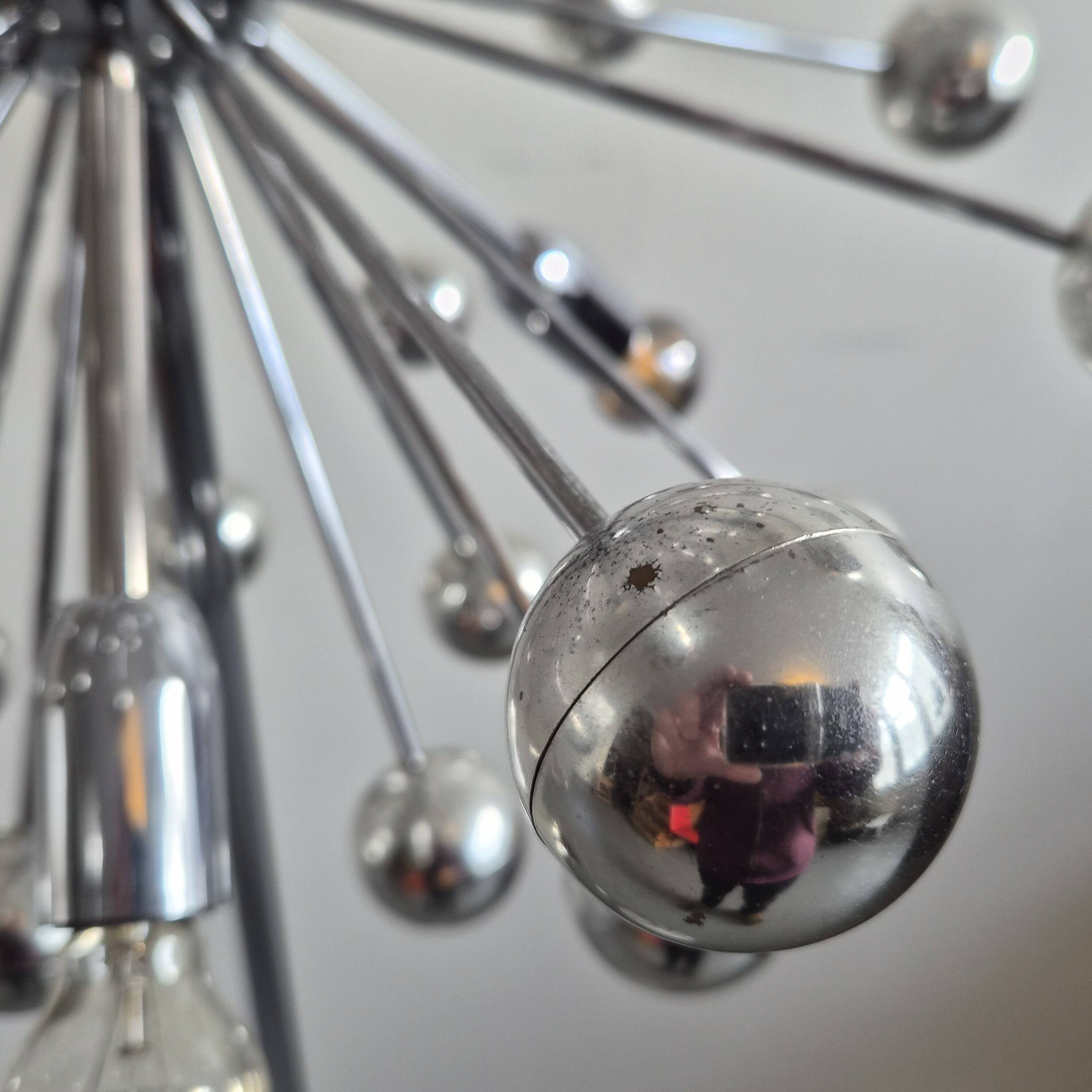 Vintage 1970s Sputnik floor lamp