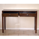 Console table wood stained and varnished old 20th century