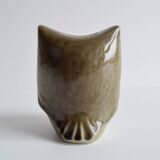 Tirelire en céramique en forme de hibou par Ditmar Urbach, années 1960.