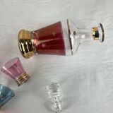 Vintage liqueur carafe and matching glasses Made in Italy