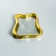 David Marshall brutalist ashtray, bronze and brass, 1970s