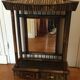 Miroir pagode en bambou 78 x 52 cm