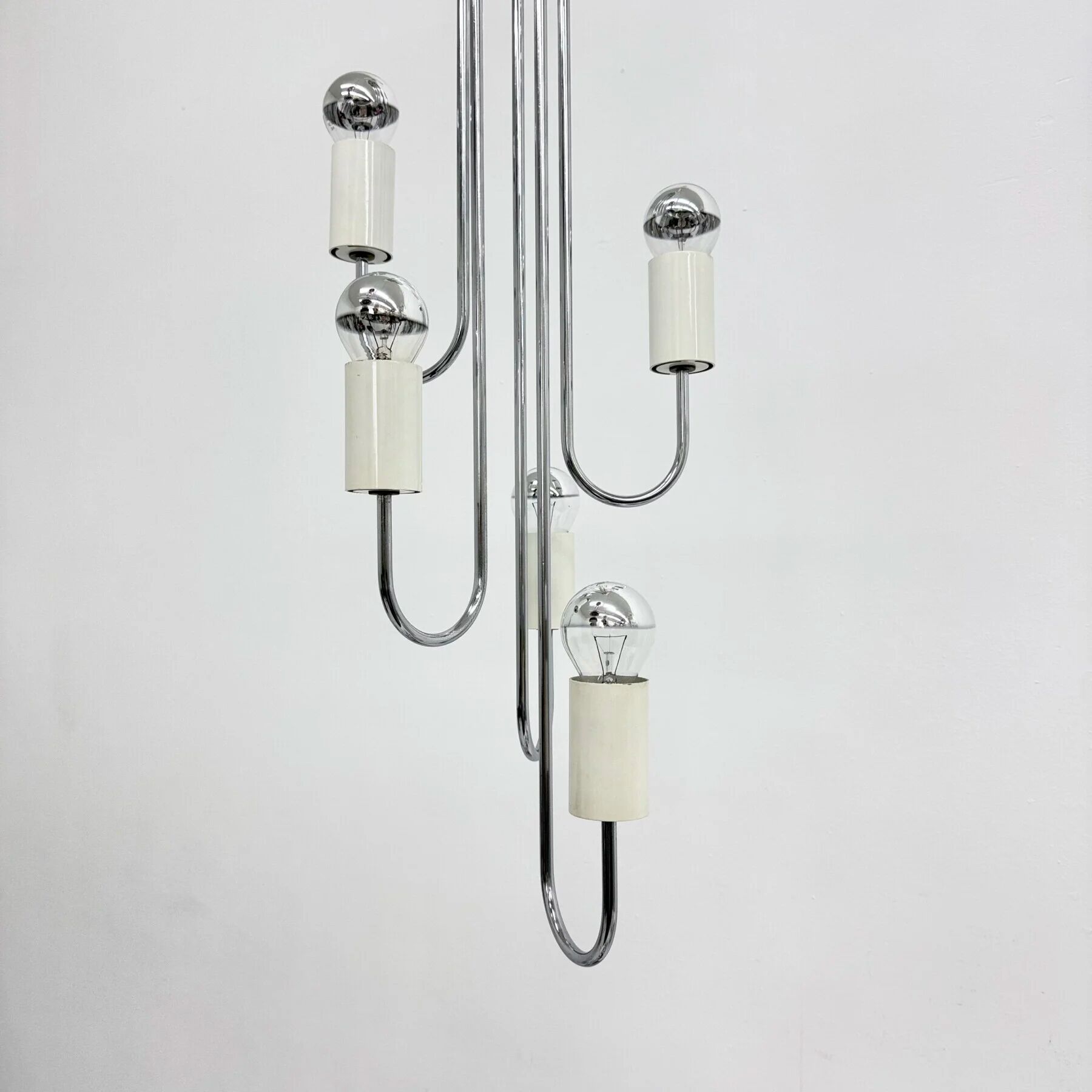 Suspension du milieu du siècle par Gaetano Sciolari, années 1970, Italie