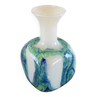 Glass vintage vase 'Ondata'