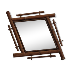 Miroir en bambou 41x51cm