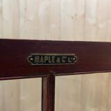 Library - English marquetry display case "Maple & Compagnie Londres"