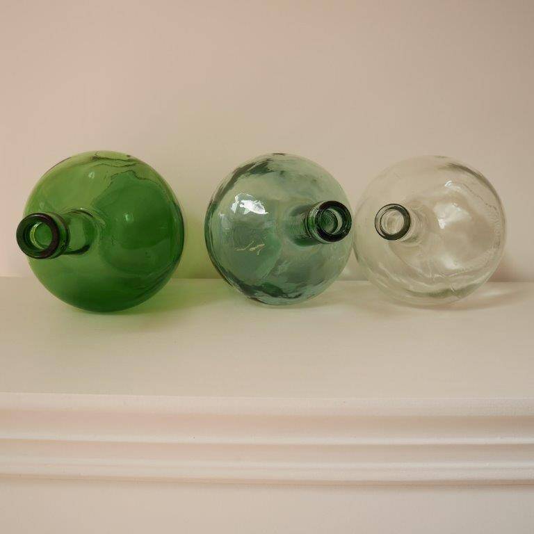 Set of 3 demijohns