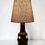 Stoneware lamp from Puisaye