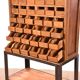 Industrial wall cabinet | old cabinet | vintage sorting cabinet