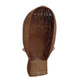 Vintage rattan wicker beach cabin Emmanuelle armchair
