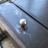 Industrial bedside table