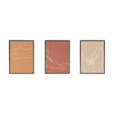Composition de 3 illustrations de la collection "Women's Shade" par Noums Atelier