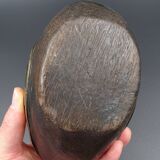 Wooden and brass swan