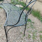 Banc de jardin en fer ancien