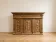 Wall storage unit in Henri IV style made of solid oak.