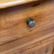 Small cherry wood sideboard in golden honey color