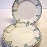 5 assiettes à dessert ancienne de chez Moulins des loups en bon état