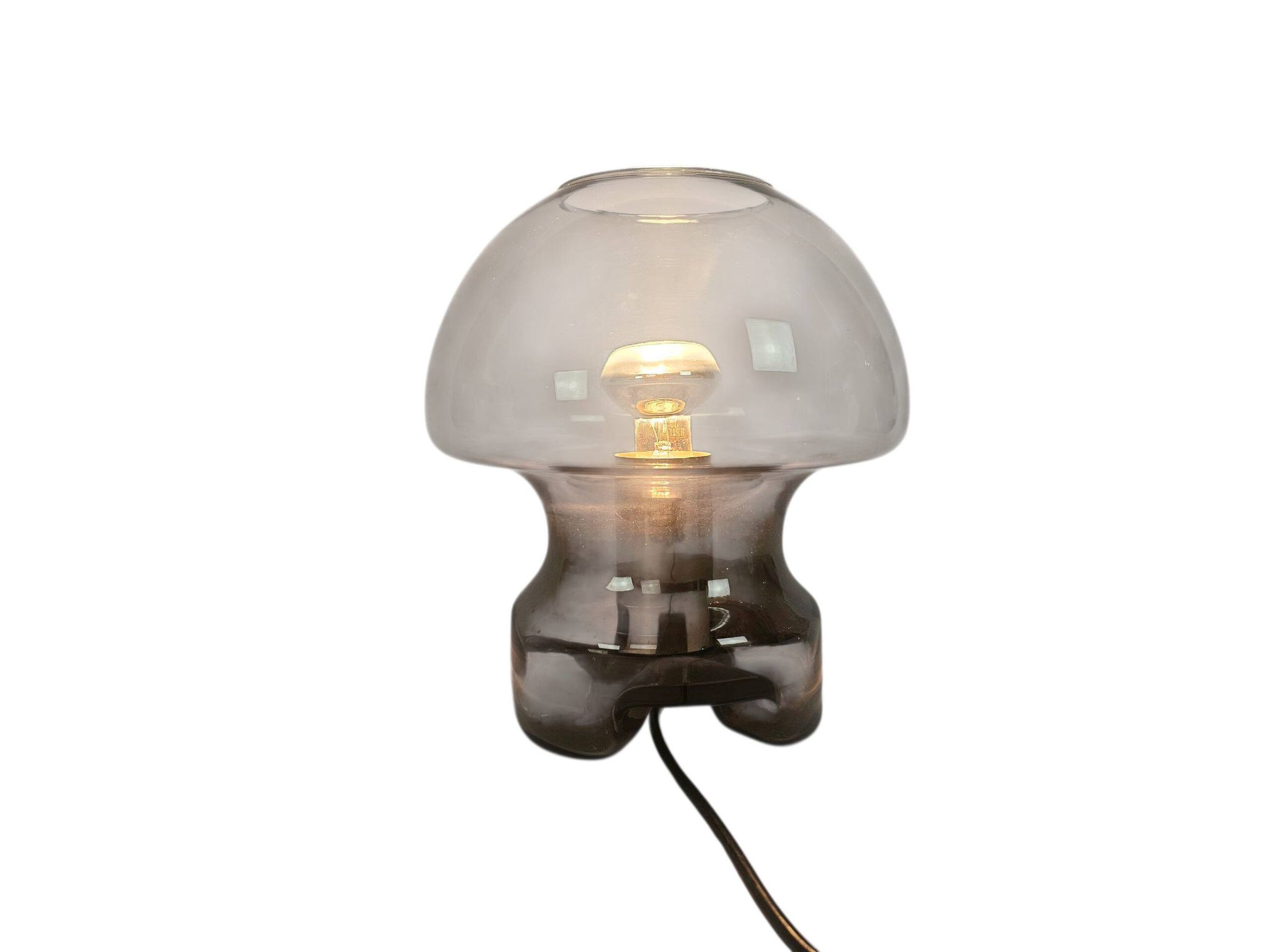 Süssmuth Leuchten - Mushroom Lamp - 'Smoked' glass - Germany - 1970's