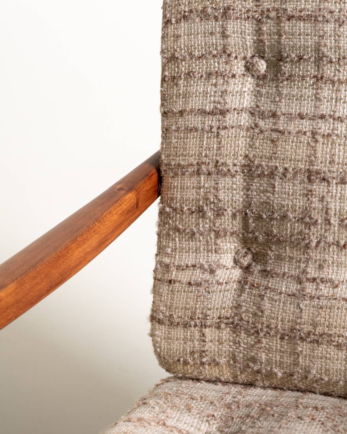 Model 109 Armchair by Ole Wanscher with Footstool, 1950s