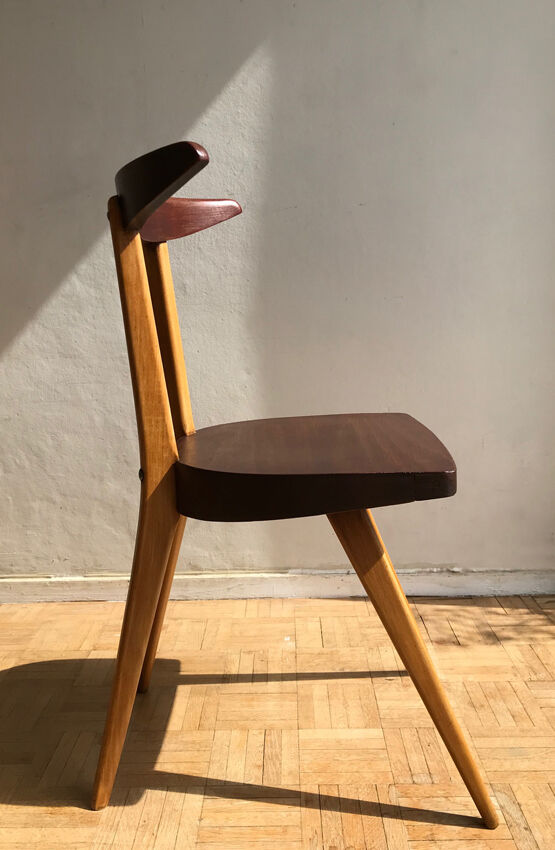 Ensemble de 5 chaises Antilope édition Stella années 1960