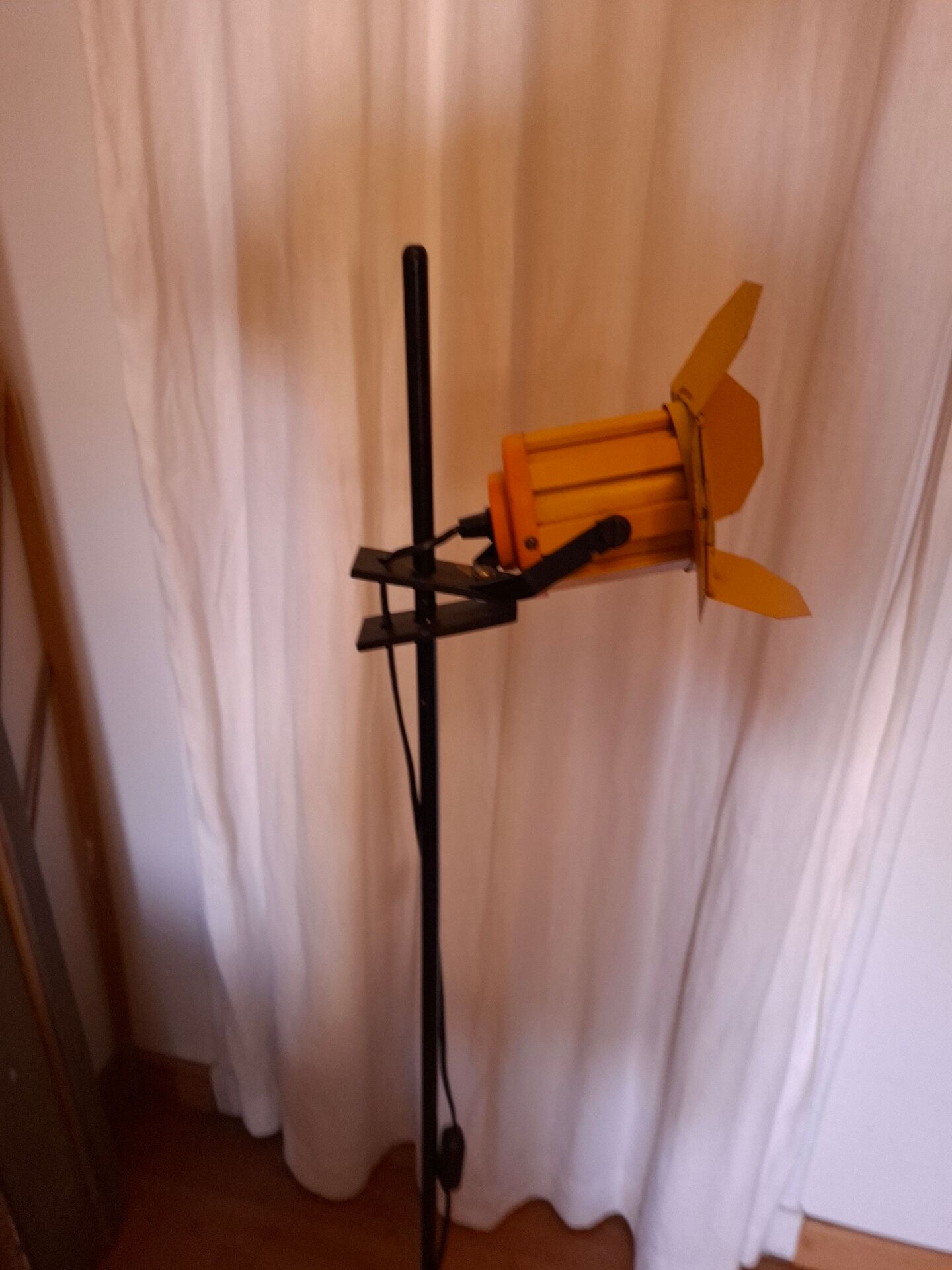 Standard lamp, Ikea reading lamp from the 80s.