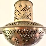 Perforated gilded metal lantern