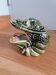 Zoomorphic ceramic shrimp or crayfish ashtray