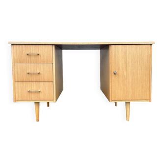 Maison Capelle desk, Scandinavian spirit, vintage, 60s.